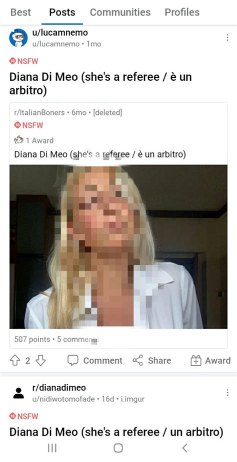 diana di meo leak|Diana Di Meo Says ‘Revenge Porn’ Videos & Photos Stolen